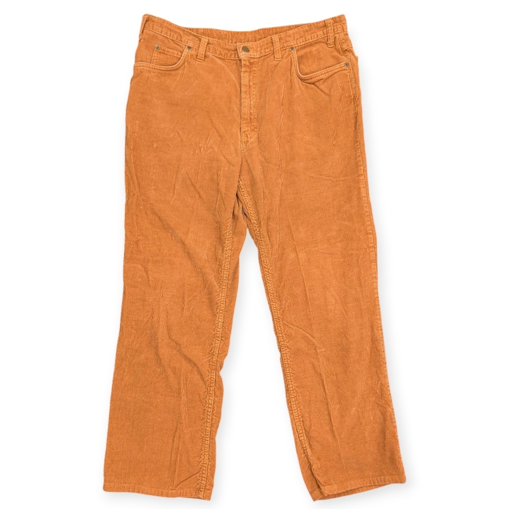 Bills Khakis Pants Mens 37/32 Brown Corduroy Classic Fit Made In USA Office